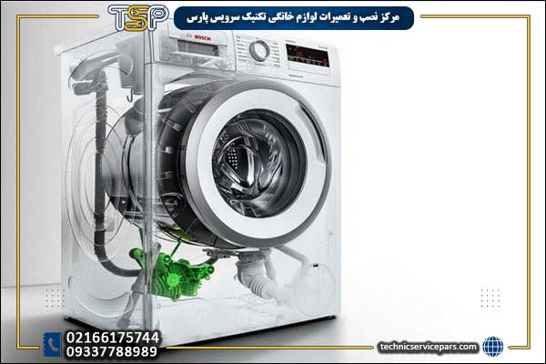 چرا دور تند ماشین لباسشویی کار نمی کند